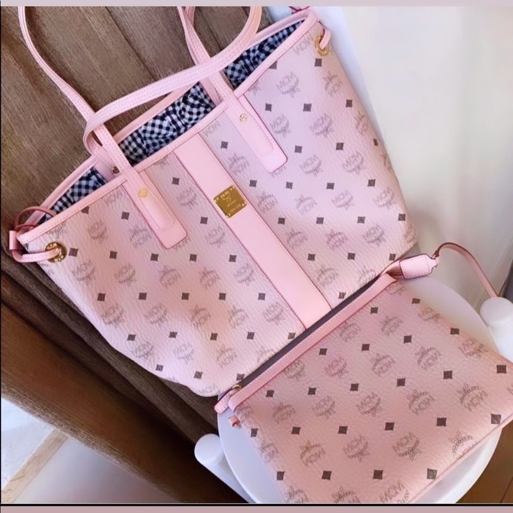 Pink MCM purse